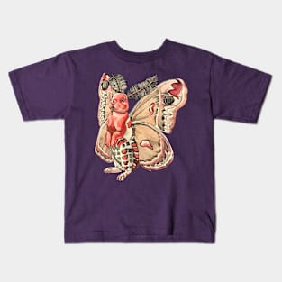 Rabbit Moth Kids T-Shirt